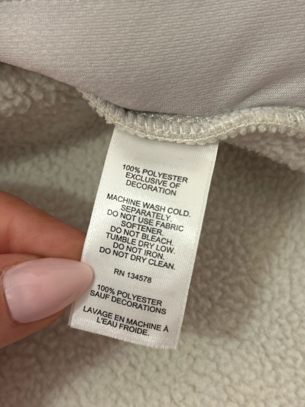 Vineyard Vines Girls Cream Sherpa Vest - Picture 8 of 8